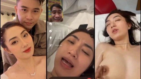 [Hot] Đi địt trai lạ vợ vú khủng cuồng dâm call luôn cho chồng xem vãi lồn chinsu thật chồng cho vợ some luôn 5 đứa bạn thân tê hết lồn