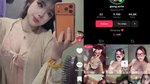 Video sex em idol TikTok mông cong